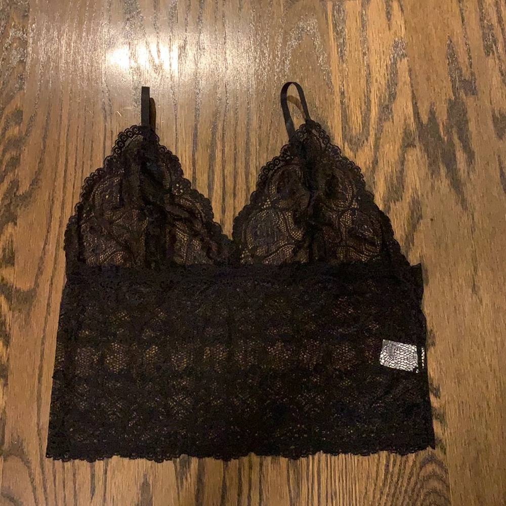 black lace top